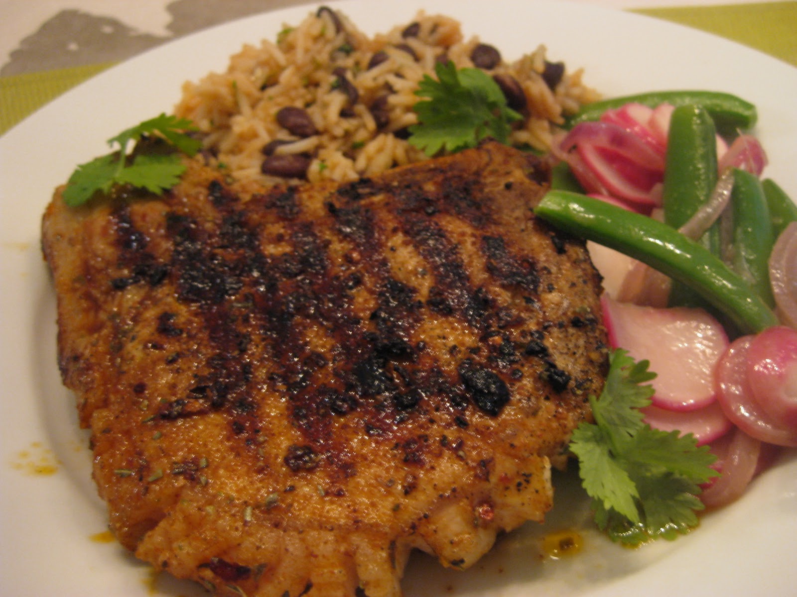 A food fanatic Recipe Grilled Pork Chops with Adobo Paste